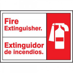 10" x 14" ANSI Safety Sign "Fire Extinguisher"_noscript