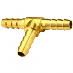 3/8" x 1/4" Brass Barbed Tee Splicer 3/8" x 1/4" Brass Barbed Tee Splicer