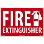 "Fire Extinguisher" Safety Sign_noscript