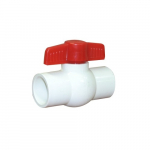 1" PVC White Slip x Slip Ends Ball Valve 1" PVC White Slip x Slip Ends Ball Valve