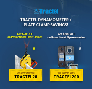 Tractel Dynamometer / Plate Clamp Savings!