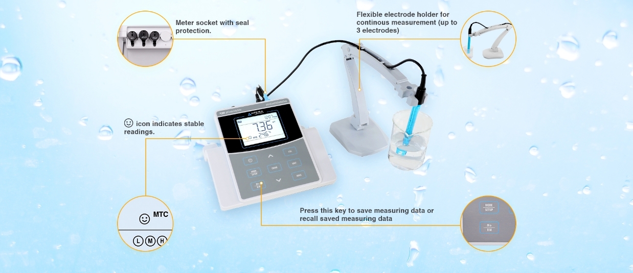 Buy Apera Instruments AI523, PC800 Benchtop pH/Conductivity Meter Kit