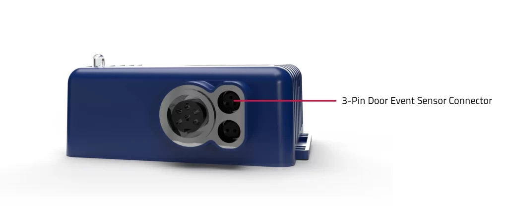 Door Event Sensor Connector on a typical Wireless Monitoring System Transmitter