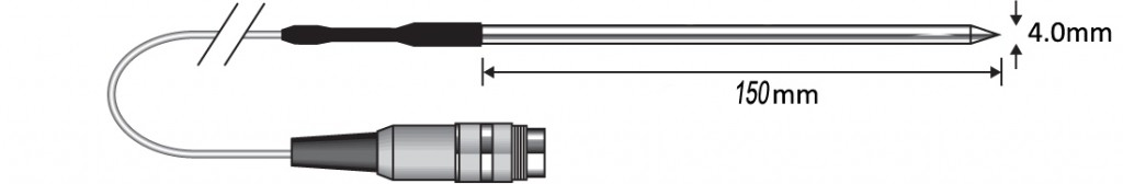 PT100 Penetration Probe (3m Lead)
