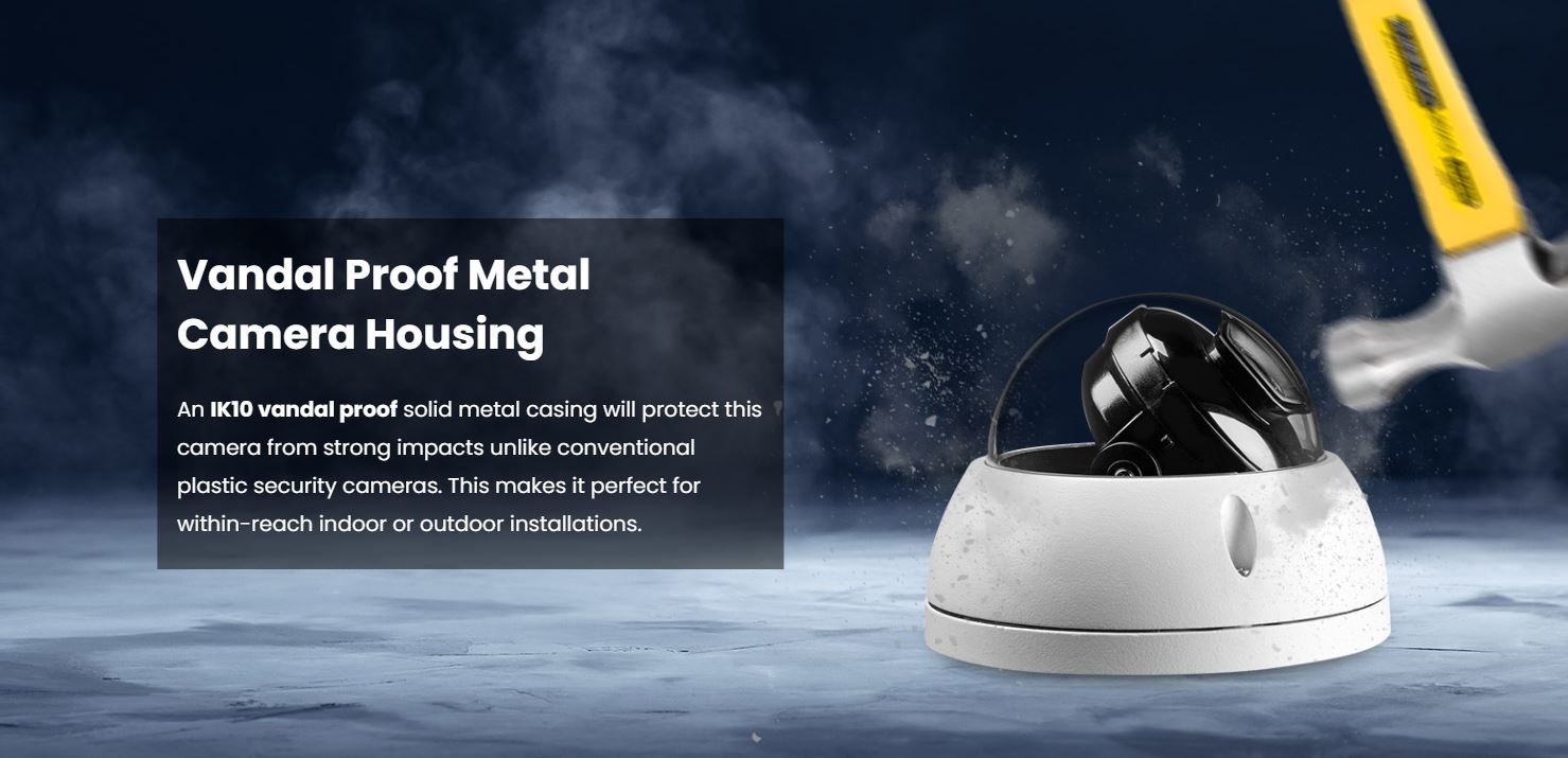 Vandal Proof Metal Camera Housing