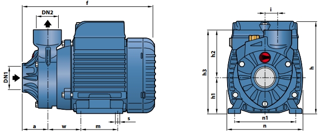 Pedrollo Booster Water Pump — 634 GPH Model# PKm60 1/2 HP 115 Volts