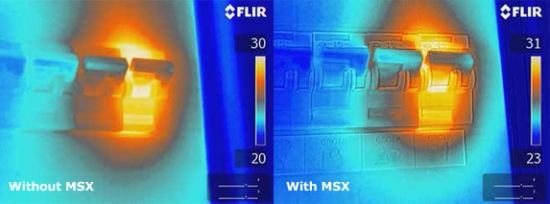 FLIR Thermal vs MSX