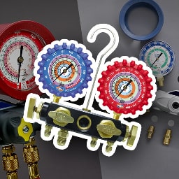 4-Valve Manifold Gauges