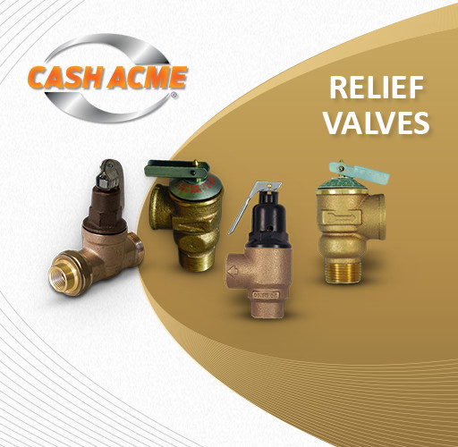 Cash Acme Relief Valves