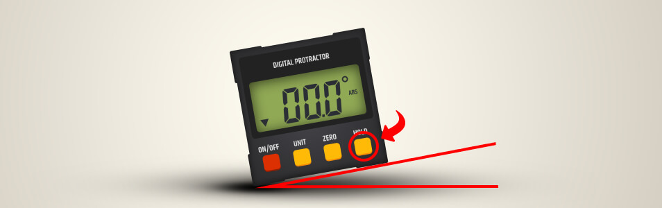 How to use a digital protractor