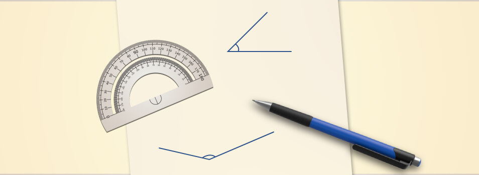How to use a protractor to measure angles