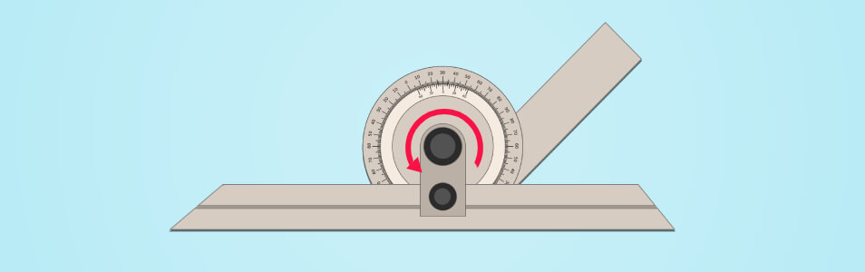 How to use a universal bevel protractor