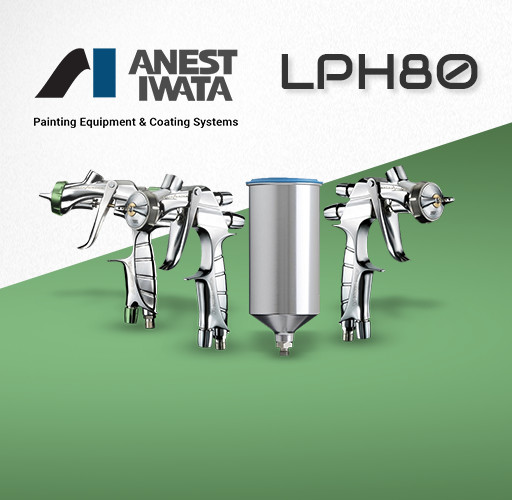 Anest Iwata LPH80 Series Spray Guns