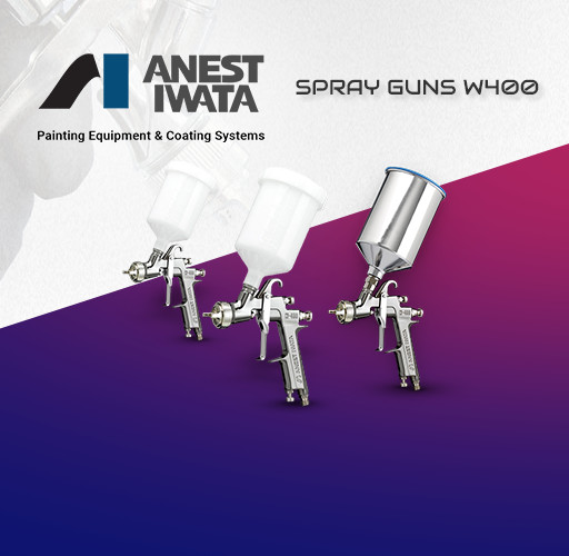 Anes Iwata W400 Series Spray Guns & Accessories