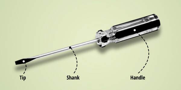 parts of screwdriver