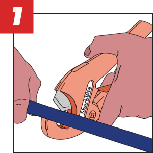 Cut the SharkBite PEX pipe