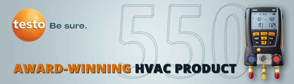 Testo 550 Award-Winning HVAC Product