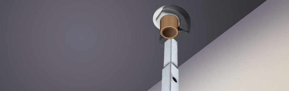 Fit the jaws of your basin wrench around the mounting nut