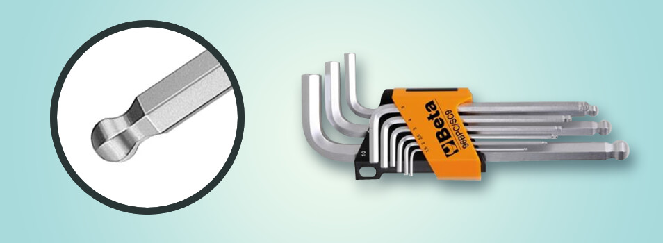 Ball end hex key vs regular hex key