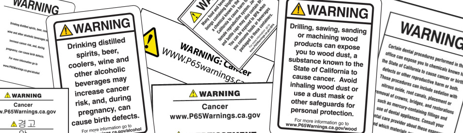 Proposition 65 Labels and Signs