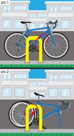 how to lock a bike properly