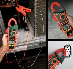 Clamp Meters in use
