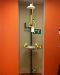 Eyewashes and Safety Showers (combination unit)