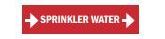 Pipe Labels (sprinkler water)