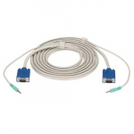Black Box EVNPS09-0015, Premium VGA Cable with Audio, 15' (4.5-m)