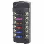 Blue Sea Systems 5037-BSS, ST Blade Fuse Block, 6 Independent Circuits