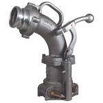 Dixon Valve, VR6200PNP, Dual Point Vapor Recovery Elbow Ball Lever