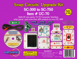 Elenco UC-70, Snap Circuits Upgrade Kit SC-300 to SC-750