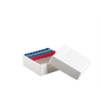 Heathrow Scientific, 120370, Cryo Freezer Box, 1.5/2mL, 81-Place, White