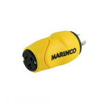 Marinco S20-15, Straight Adapter, 20A 125V Male to 15A 125V Female