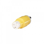 Marinco S20-30, Straight Adapter, 20A 125V Male to 30A 125V Female
