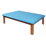 4-1/2' x 6' Mat Platform Table, Light Blue_noscript