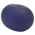 Gel Hand Exercise Ball, Large Egg, Blue, Firm_noscript