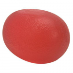 Gel Hand Exercise Ball, Large Egg, Red, Soft_noscript