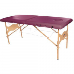 Basic Portable Massage Table Burgundy_noscript