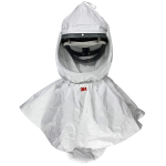 Hood with Collar, White Color, 10/Case