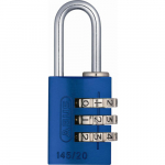 14523 145 Series 3-Dial Padlock Blue - Carded