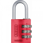 14534 145 Series 3-Dial Padlock Red - Carded_noscript