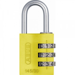 14531 145 Series 3-Dial Padlock Yellow - Carded