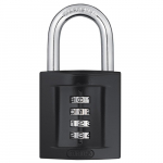 12827 158 Series Zinc Die Cast Front 4-Dial Padlock Only (no Key is Included)_noscript
