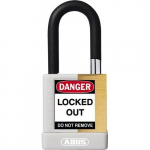 1-1/2" Shackle Solid Brass Padlock, White