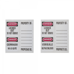 Lockout Labels 1" x 2-3/8" (English/Spanish/French)_noscript