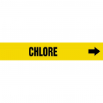 2-1/2" to 6" Pipe Marker "Chlore" Yellow_noscript