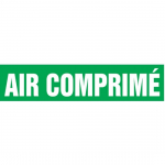 1-1/2" to 2" Pipe Marker "Air Comprime" Green_noscript