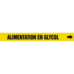 1-1/2" to 2" Pipe Marker "Alimentation En Glycol"_noscript
