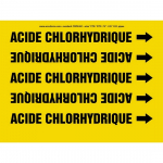 1-1/2" to 2" Pipe Marker "Acide Chlorhydrique"_noscript
